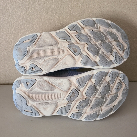 hoka clifton 9 mesh sneakers athletic running walking shoes womens 7.5M - Picture 7 of 7